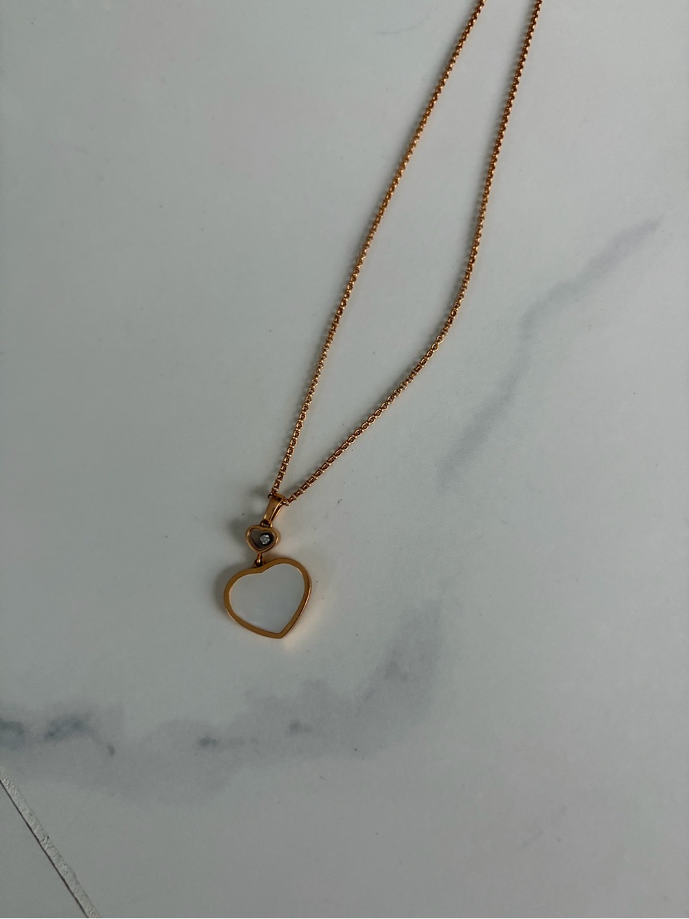 Chopard Rose Gold Heart Pendant with Mother-of-Pearl - Picture 7 of 7